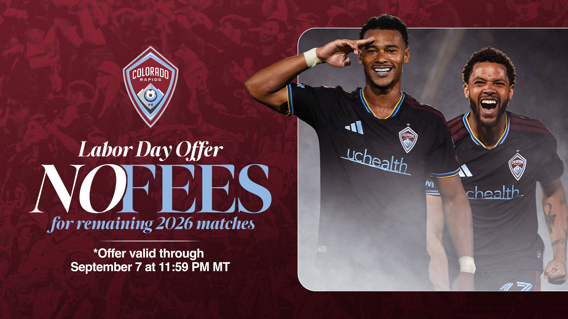 No Fees For Remaining 2026 Matches