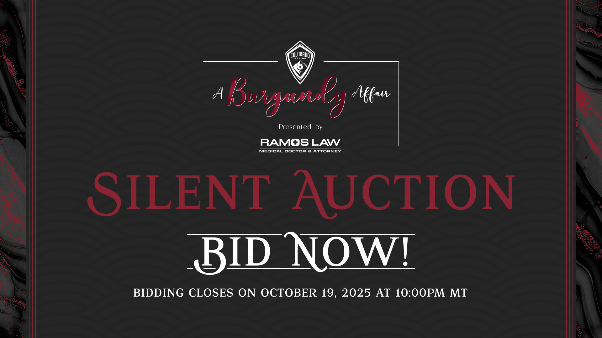 Burgundy Affair Auction Open to All Fans