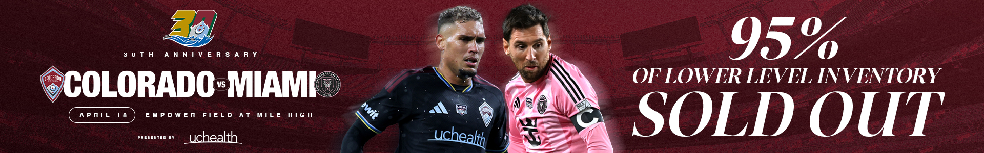 April 11 7:30PM DICK'S Sporting Goods Park