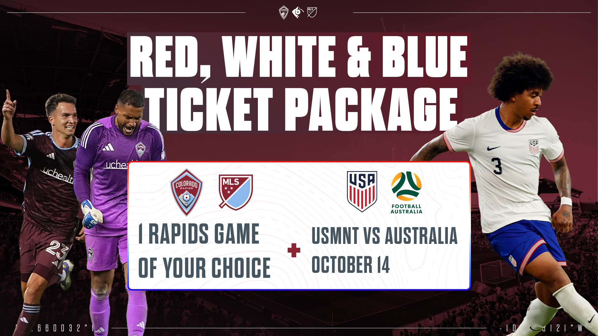 Red, White & Blue Ticket Package