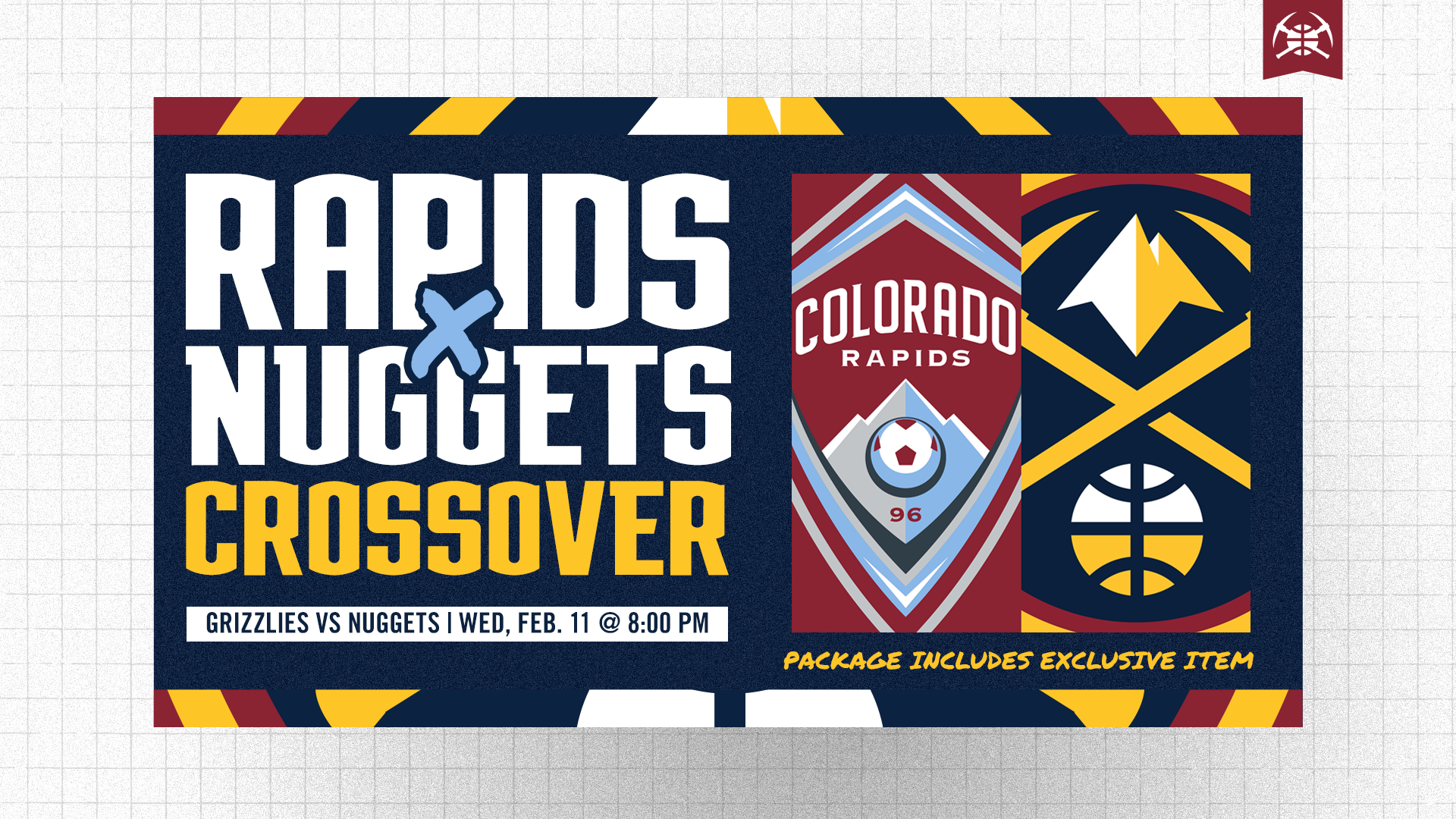 RAPIDS X NUGGETS MILE HIGH CITY CROSSOVER OFFE