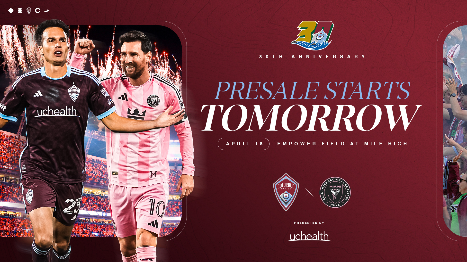 Presale Starts Tomorrow