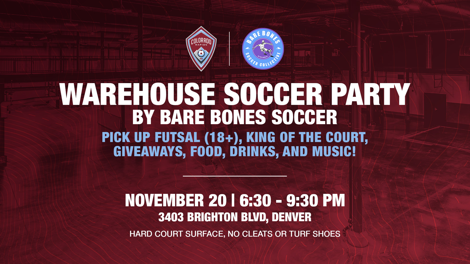 Bare Bones’ Soccer Party