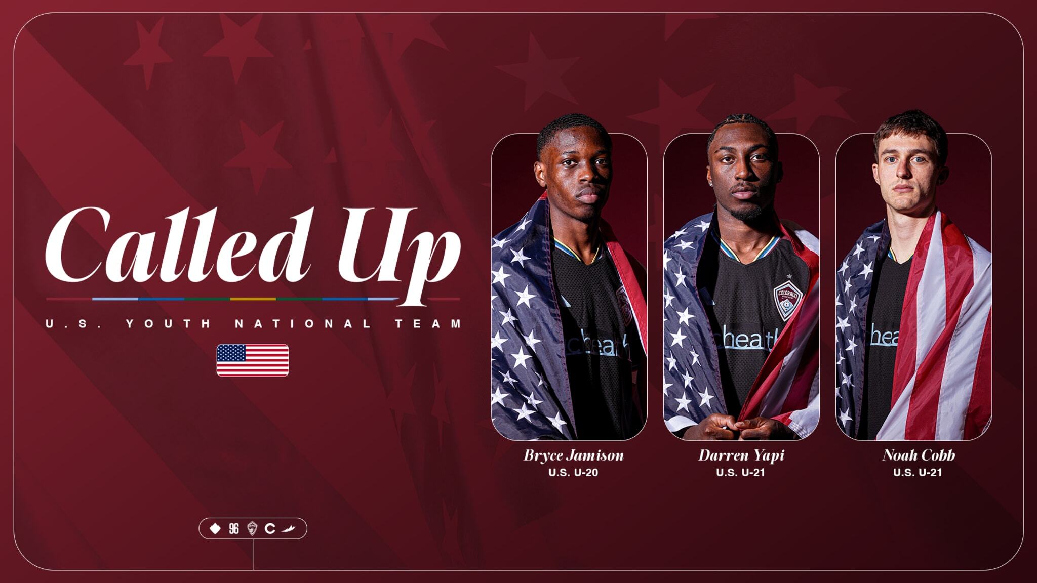 Rapids Trio Earns U.S. Youth National Team Call‑Ups