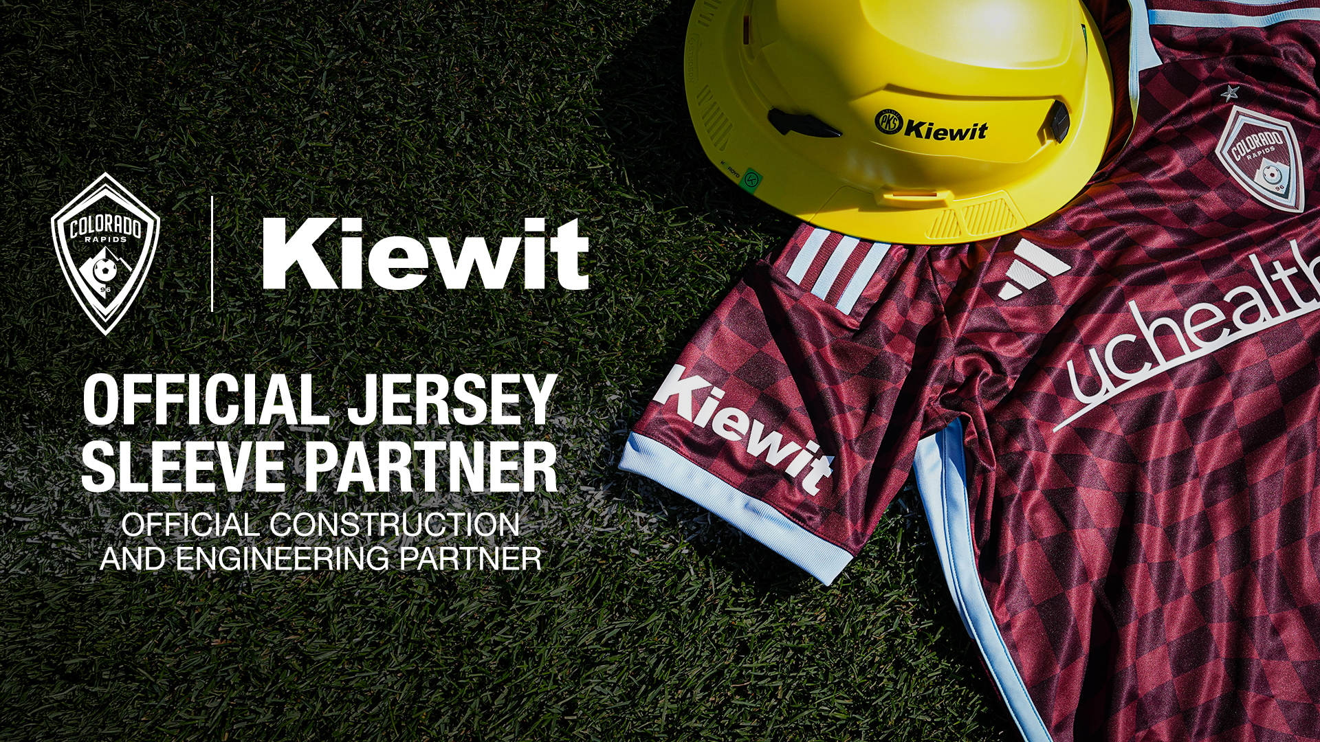 Colorado Rapids Announce Kiewit as Official Jersey Sleeve Partner