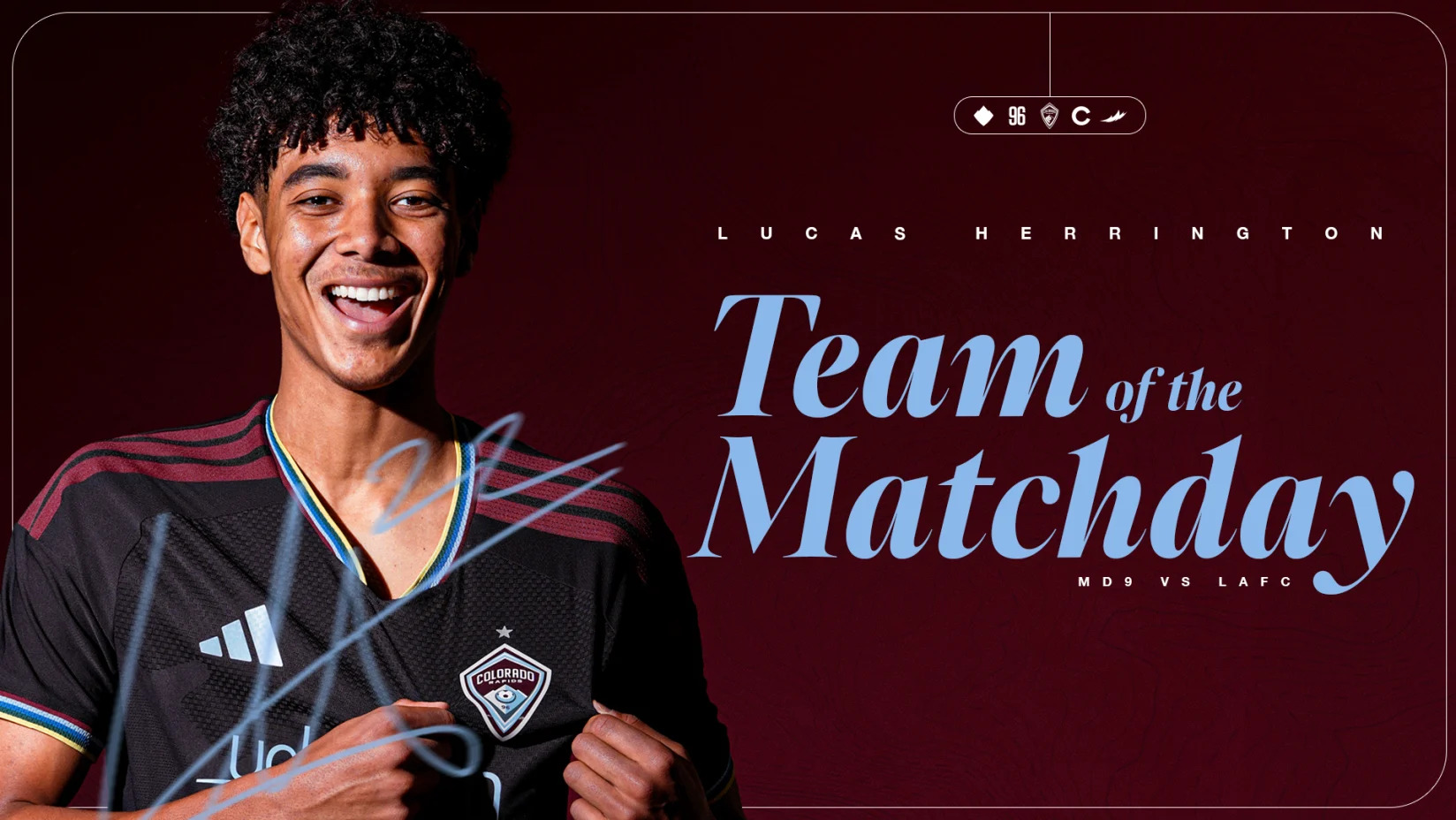 Lucas Herrington Earns Team of the Matchday Honors
