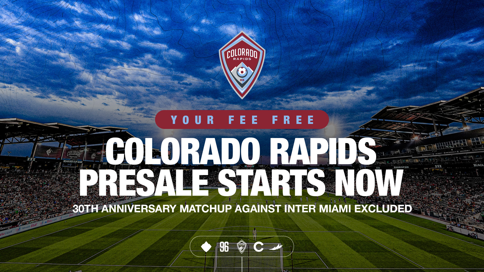 Colorado Rapids Presale Starts Tomorrow