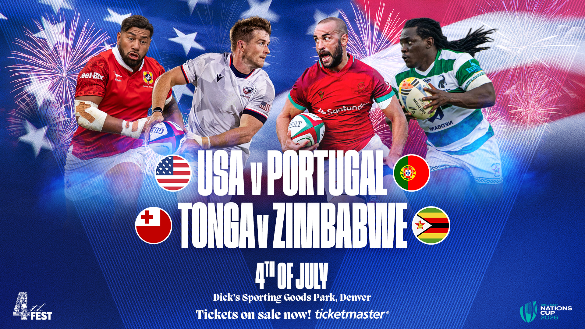 World-Class Rugby & Fireworks On July 4!