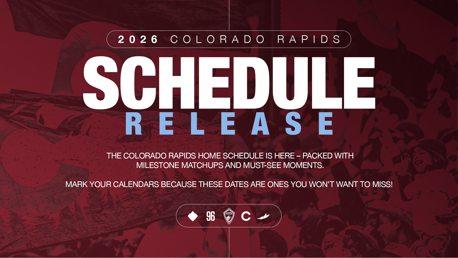 2026 Schedule Release