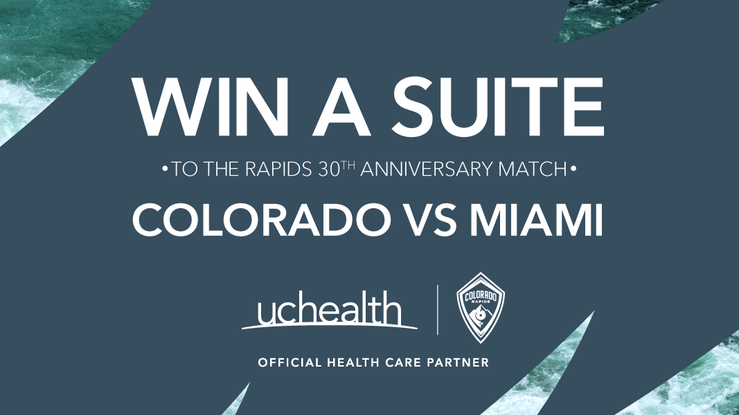 Enter To Win A Suite for the 30th Anniversary Match, presented by UCHealth!