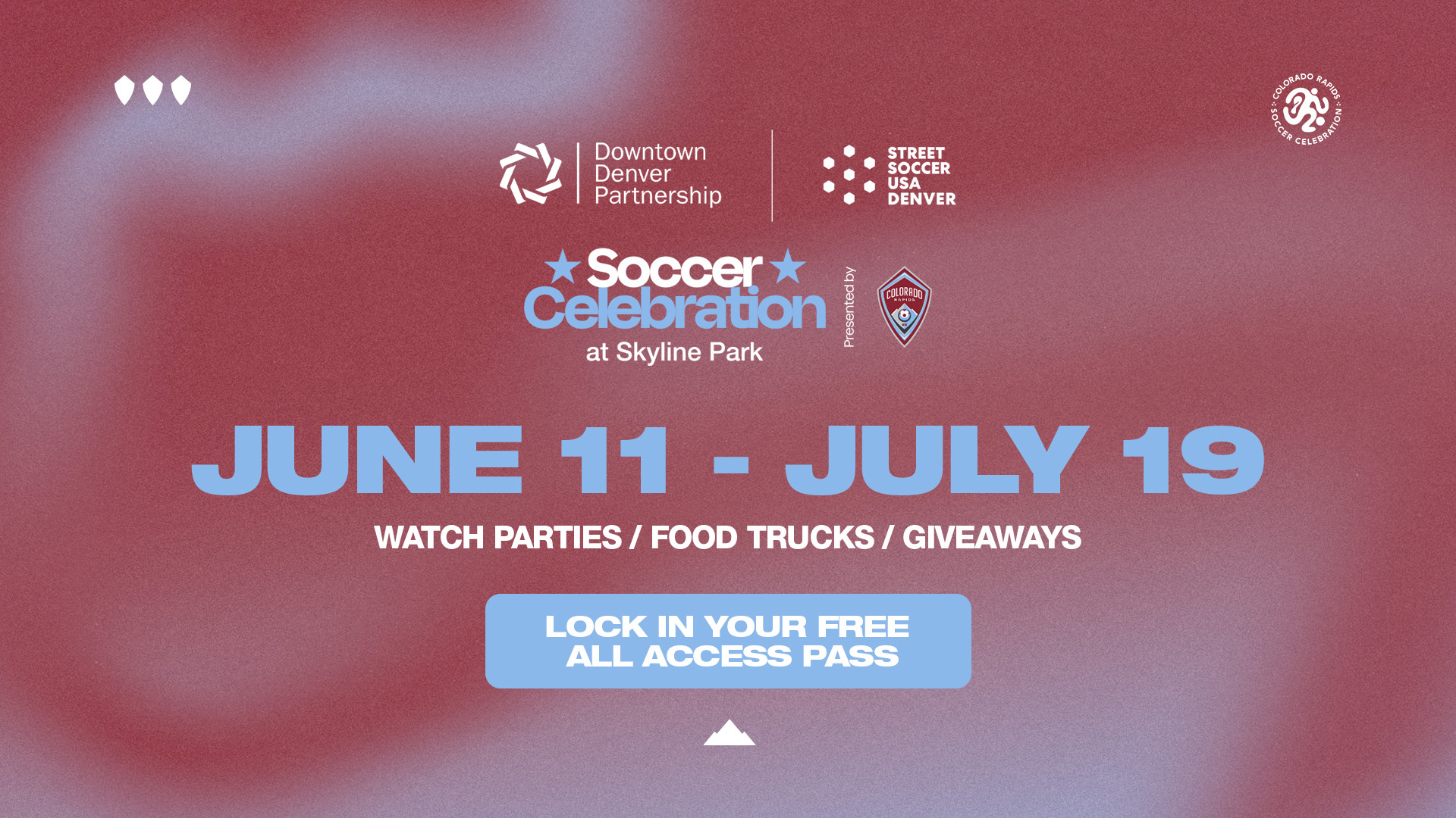 Soccer Celebration at Skyline Park, presented by the Colorado Rapids