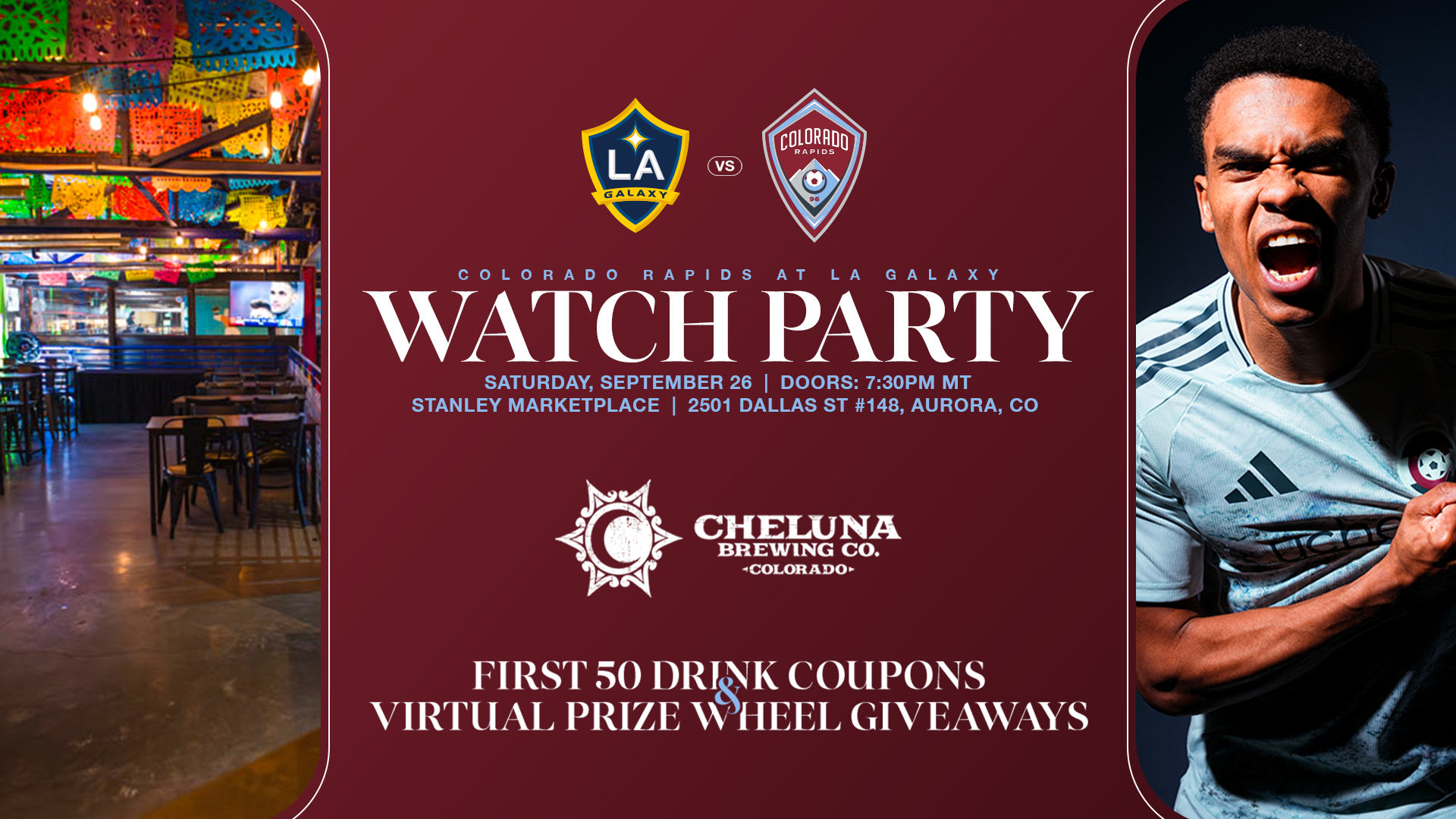 Join Us This Saturday for our Watch Party at Cheluna Brewing