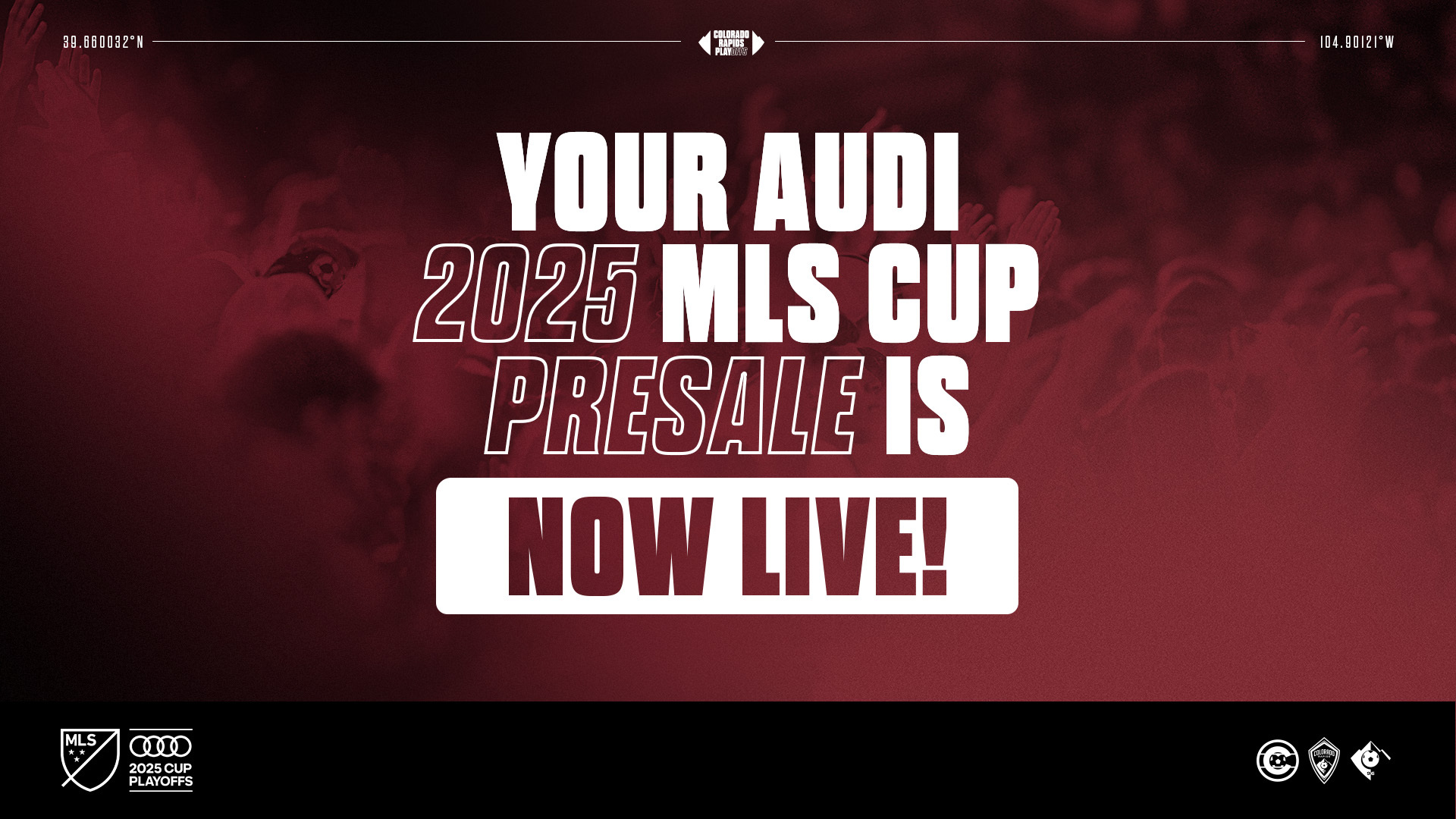 Rapids Playoff Presale Live 