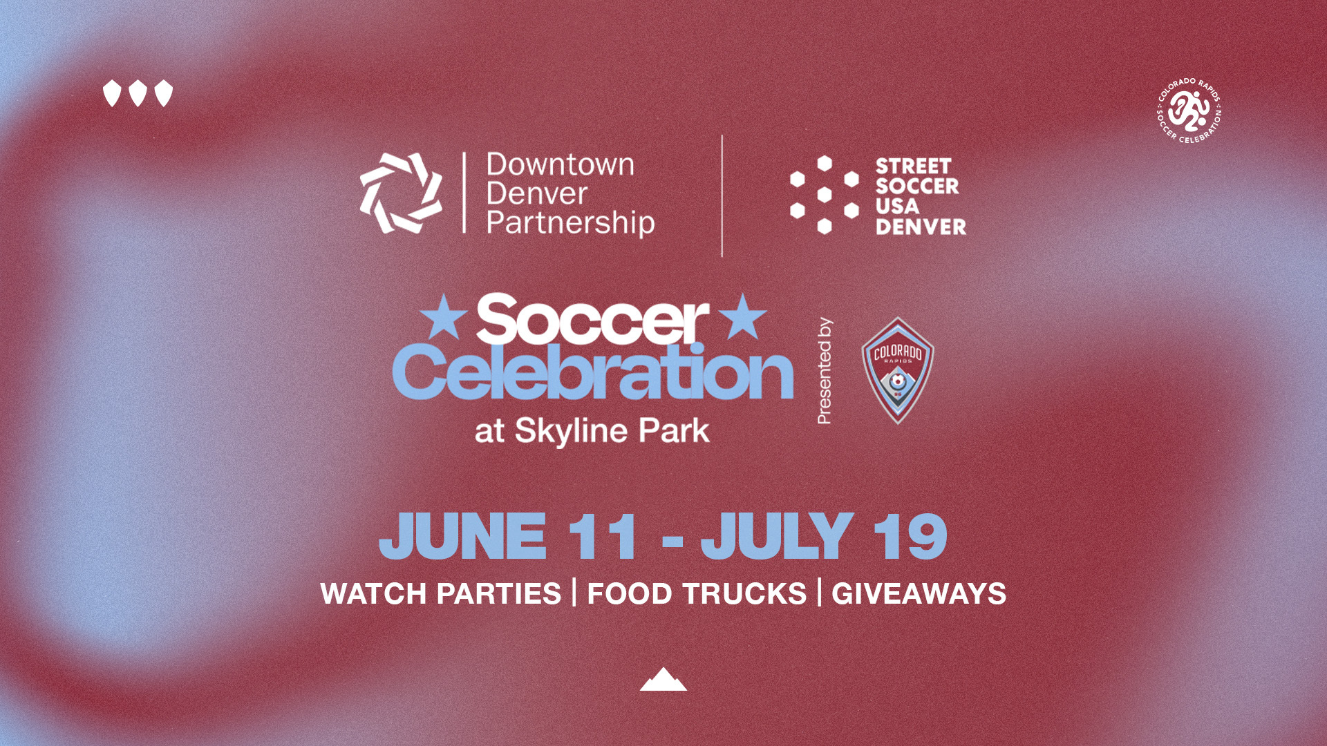 Soccer Celebration at Skyline Park, presented by the Colorado Rapids